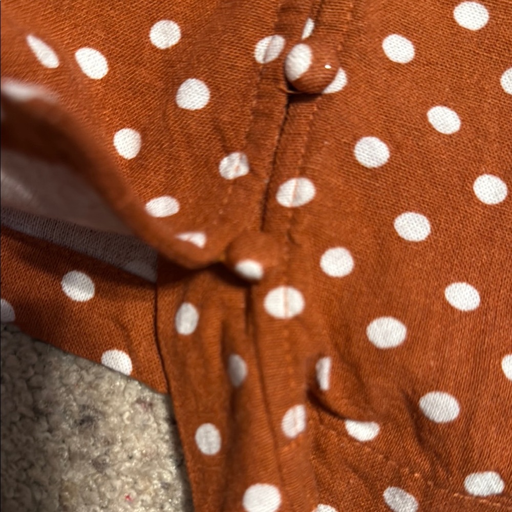 By Together Polka Dot rust dress - Picture 7 of 8